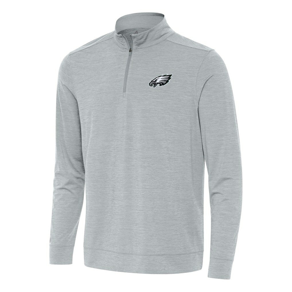 Antigua Bright Quarter-Zip Top - Philadelphia Eagles Tops
