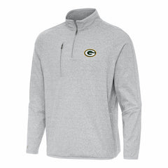 Antigua Certain Tri-Blend Quarter-Zip Top - Green Bay Packers Tops