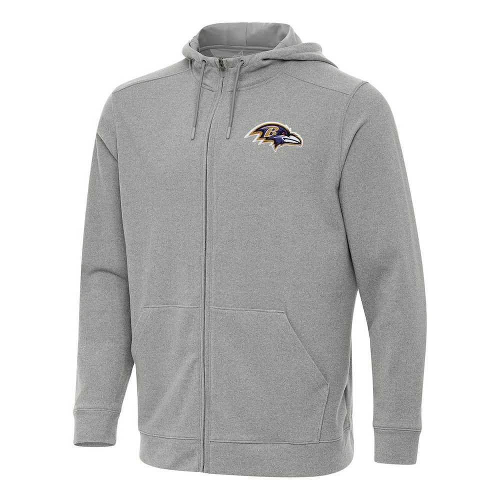 Antigua Effortless Full-Zip Hoodie - Baltimore Ravens Hoodies