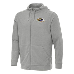 Antigua Effortless Full-Zip Hoodie - Baltimore Ravens Hoodies