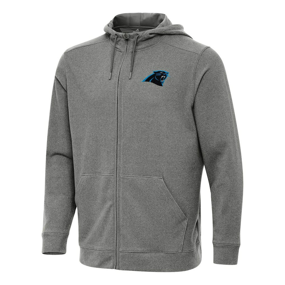 Antigua Effortless Full-Zip Hoodie - Carolina Panthers Hoodies