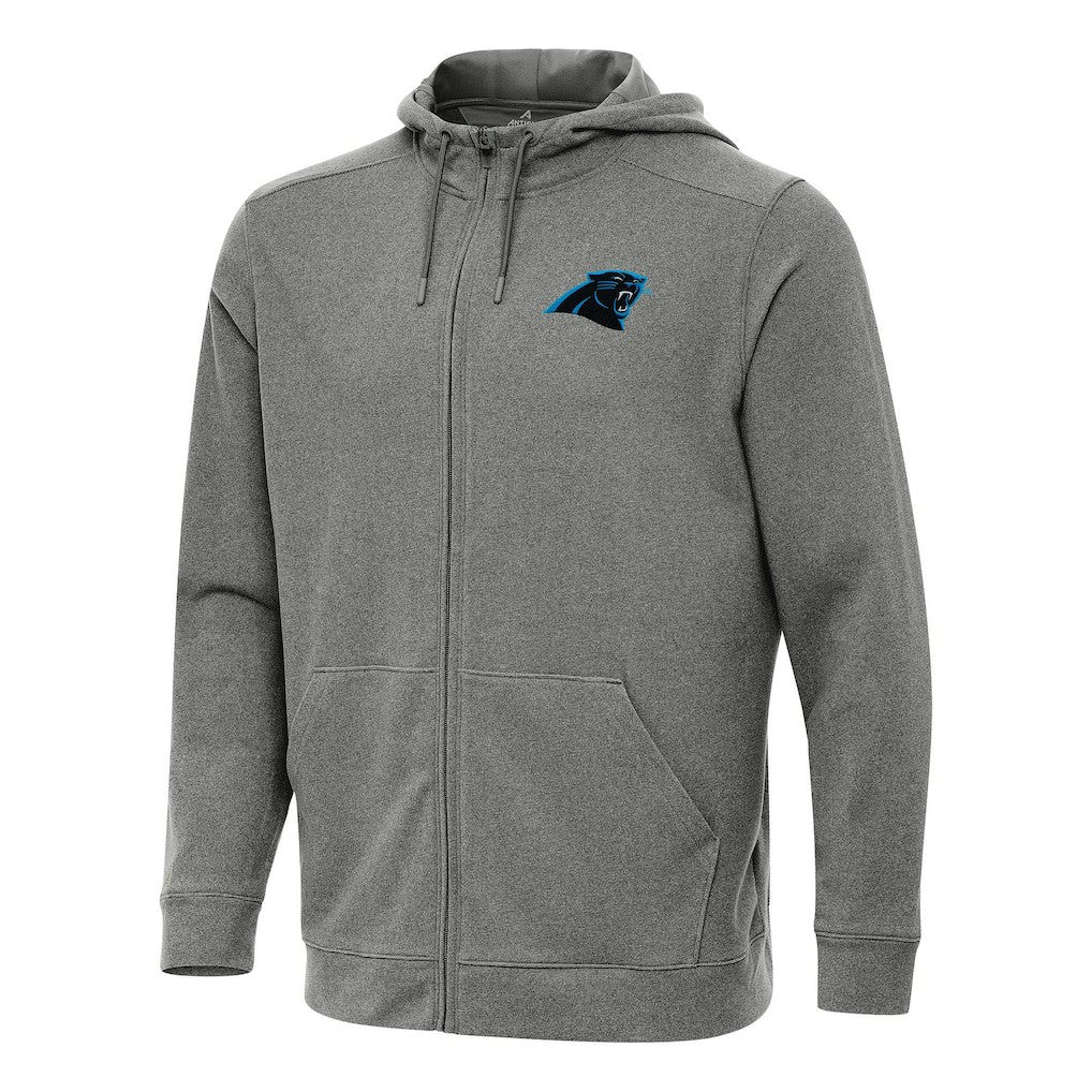 Antigua Effortless Full-Zip Hoodie - Carolina Panthers Hoodies