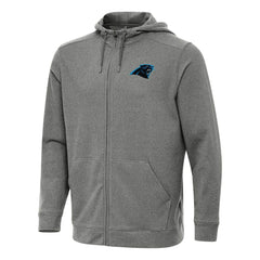 Antigua Effortless Full-Zip Hoodie - Carolina Panthers Hoodies