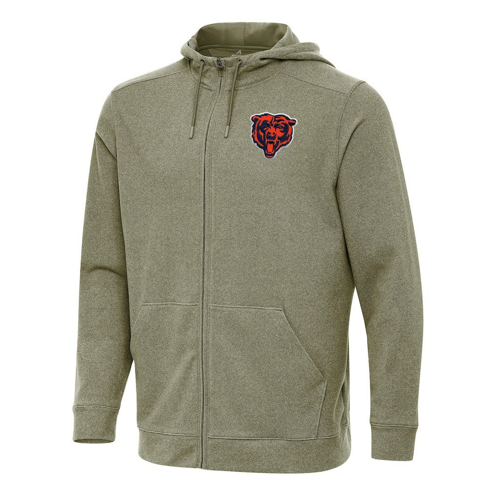 Antigua Effortless Full-Zip Hoodie - Chicago Bears Hoodies