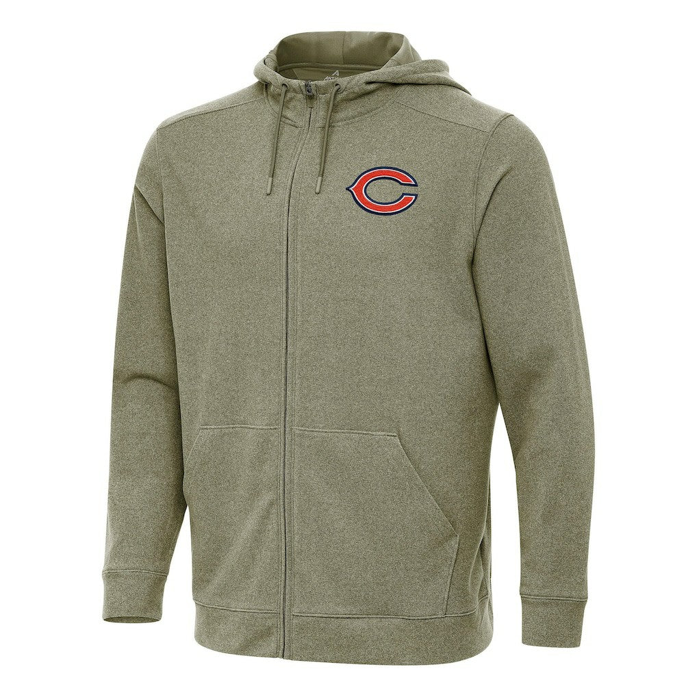 Antigua Effortless Full-Zip Hoodie - Chicago Bears Hoodies