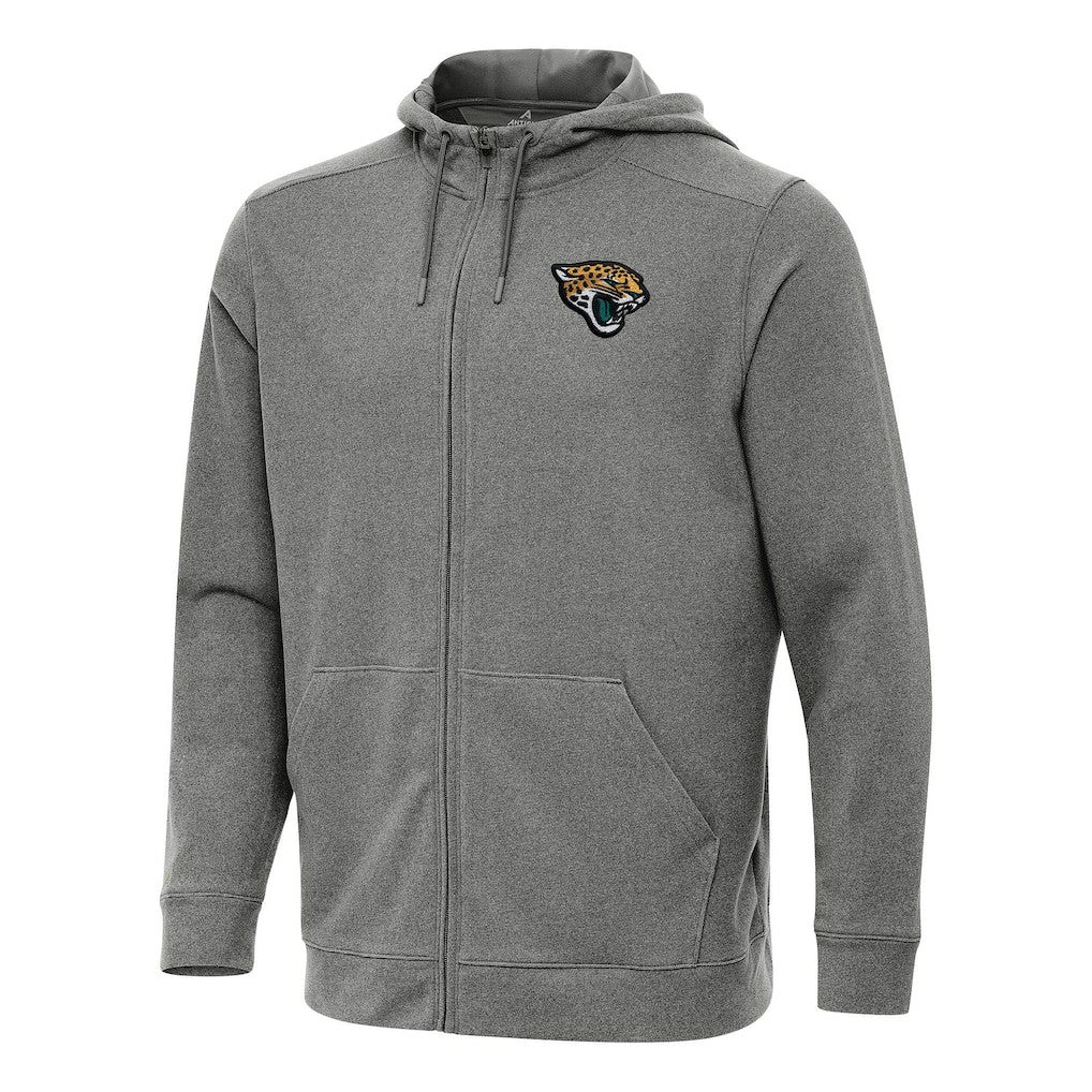 Antigua Effortless Full-Zip Hoodie - Jacksonville Jaguars Hoodies