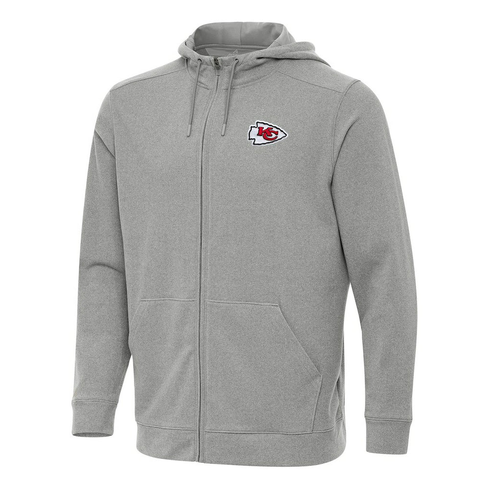 Antigua Effortless Full-Zip Hoodie - Kansas City Chiefs Hoodies