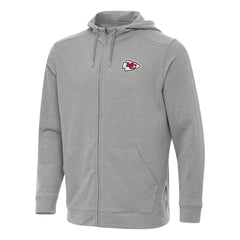 Antigua Effortless Full-Zip Hoodie - Kansas City Chiefs Hoodies