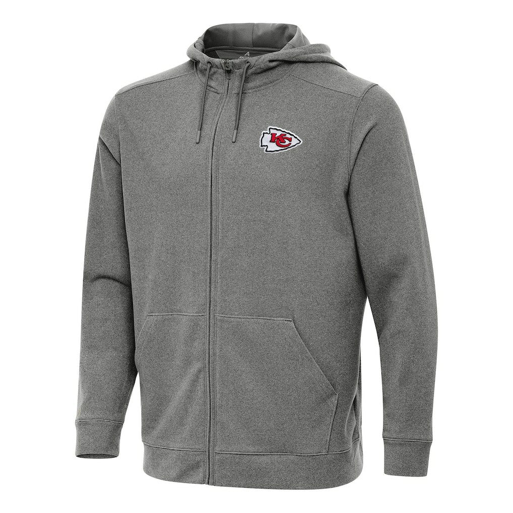Antigua Effortless Full-Zip Hoodie - Kansas City Chiefs Hoodies