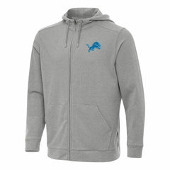 Antigua Effortless Full-Zip Hoodie - Detroit Lions Hoodies