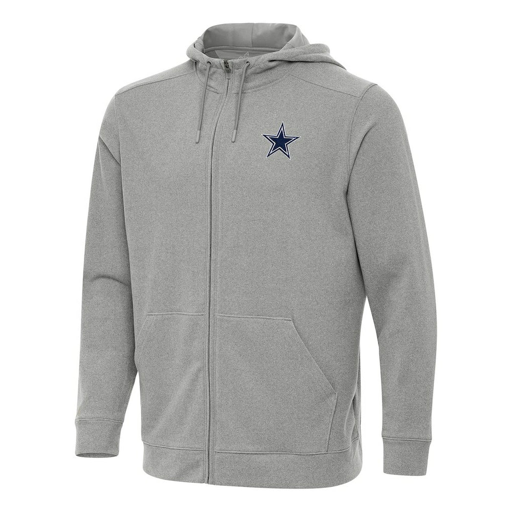 Antigua Effortless Full-Zip Hoodie - Dallas Cowboys Hoodies