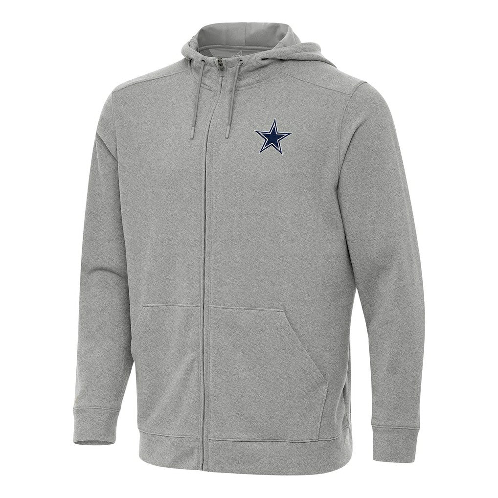 Antigua Effortless Full-Zip Hoodie - Dallas Cowboys Hoodies