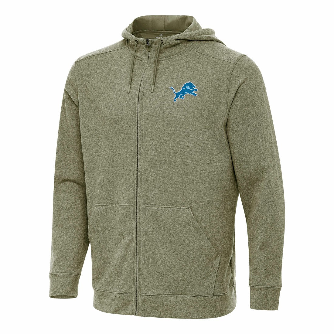 Antigua Effortless Full-Zip Hoodie - Detroit Lions Hoodies
