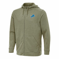 Antigua Effortless Full-Zip Hoodie - Detroit Lions Hoodies