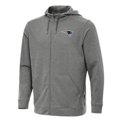 Antigua Effortless Full-Zip Hoodie - New England Patriots Hoodies