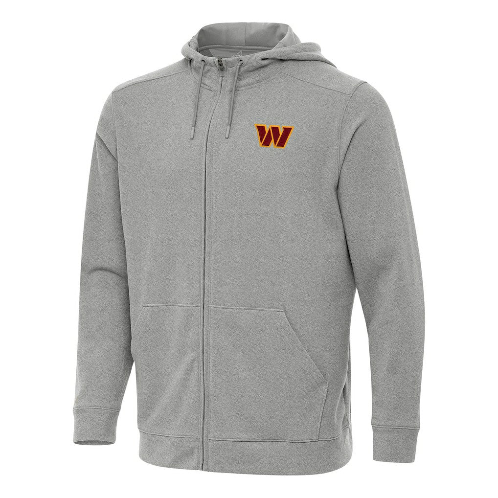 Antigua Effortless Full-Zip Hoodie - Washington Commanders Hoodies