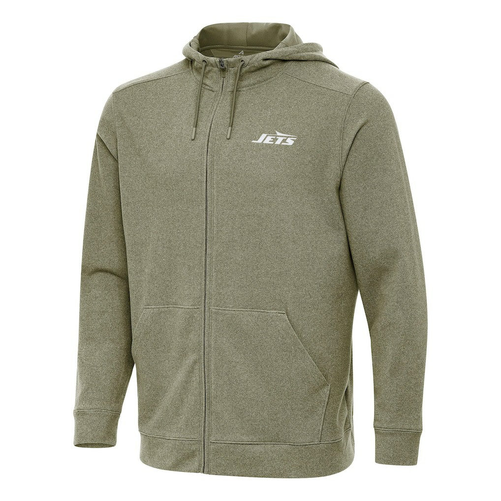 Antigua Effortless Full-Zip Hoodie - New York Jets Hoodies