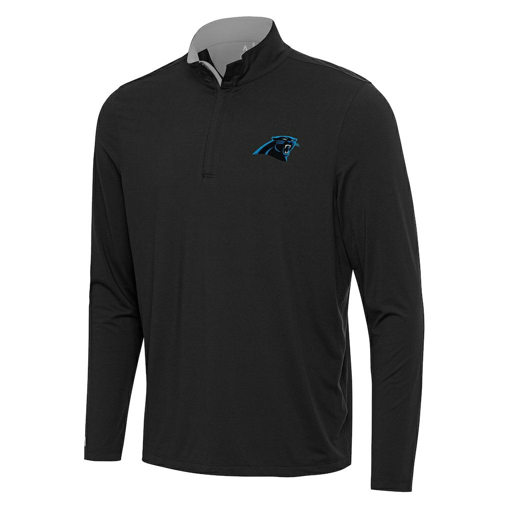 Antigua Content Quarter-Zip Pullover Top - Carolina Panthers Pullover
