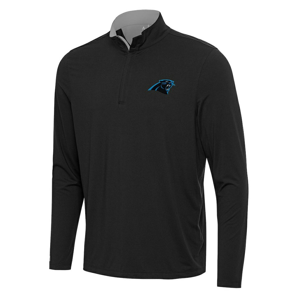 Antigua Content Quarter-Zip Pullover Top - Carolina Panthers Pullover