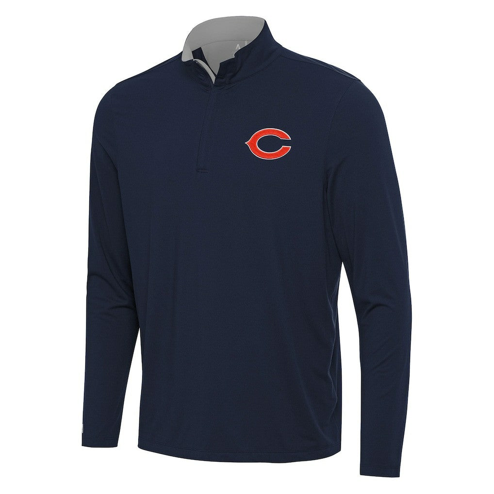 Antigua Content Quarter-Zip Pullover Top - Chicago Bears Pullover