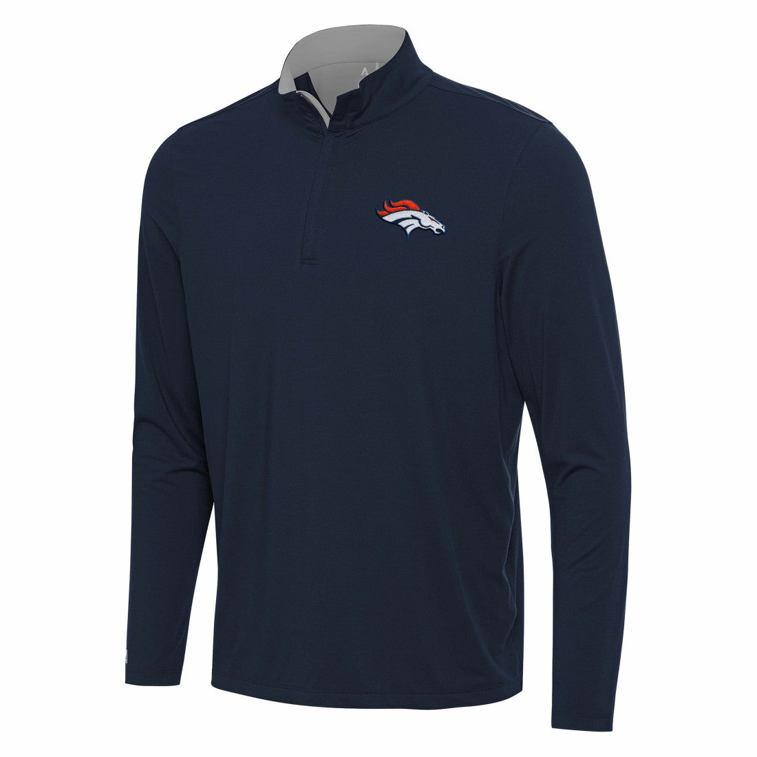 Antigua Content Quarter-Zip Pullover Top - Denver Broncos Pullover