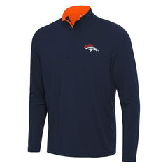 Antigua Content Quarter-Zip Pullover Top - Denver Broncos Pullover