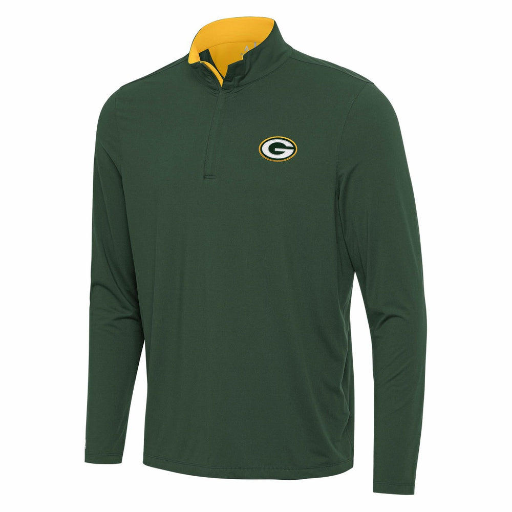 Antigua Content Quarter-Zip Pullover Top - Green Bay Packers Pullover