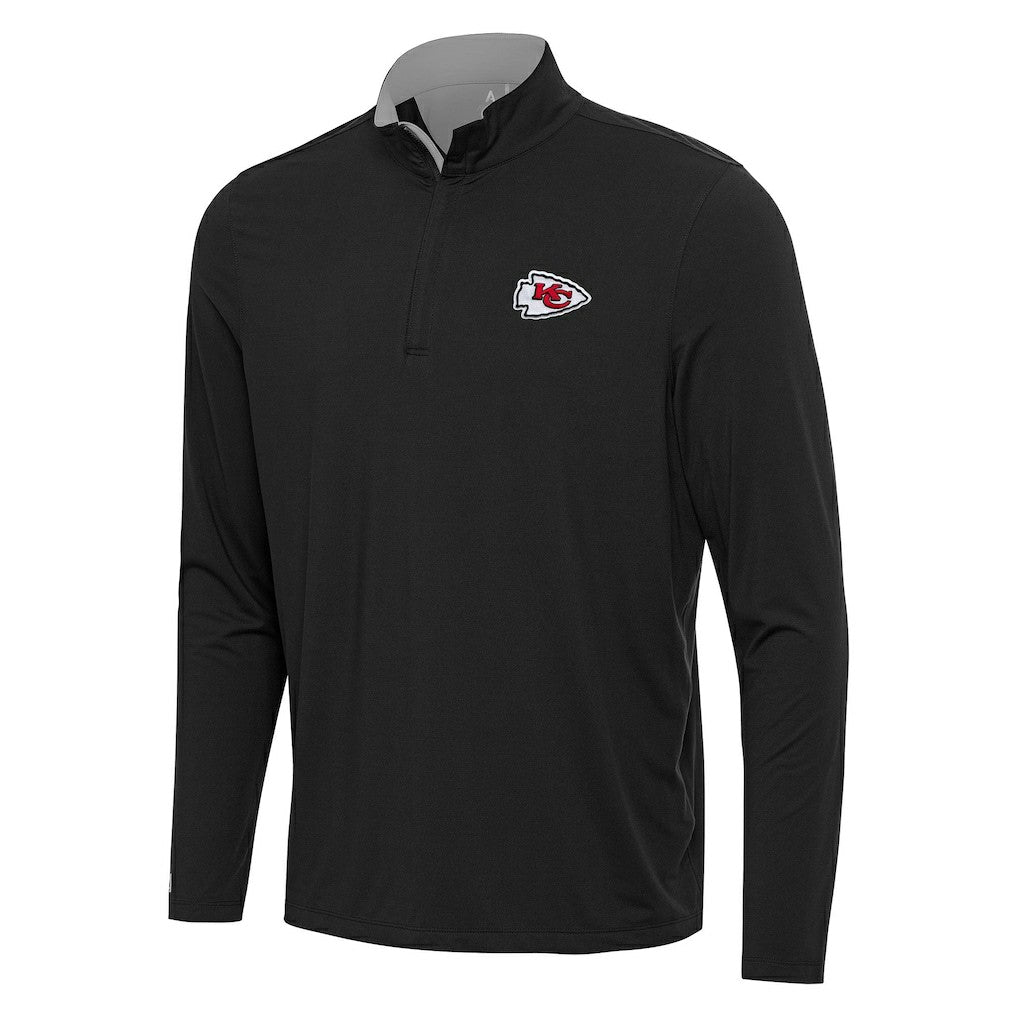Antigua Content Quarter-Zip Pullover Top - Kansas City Chiefs Pullover