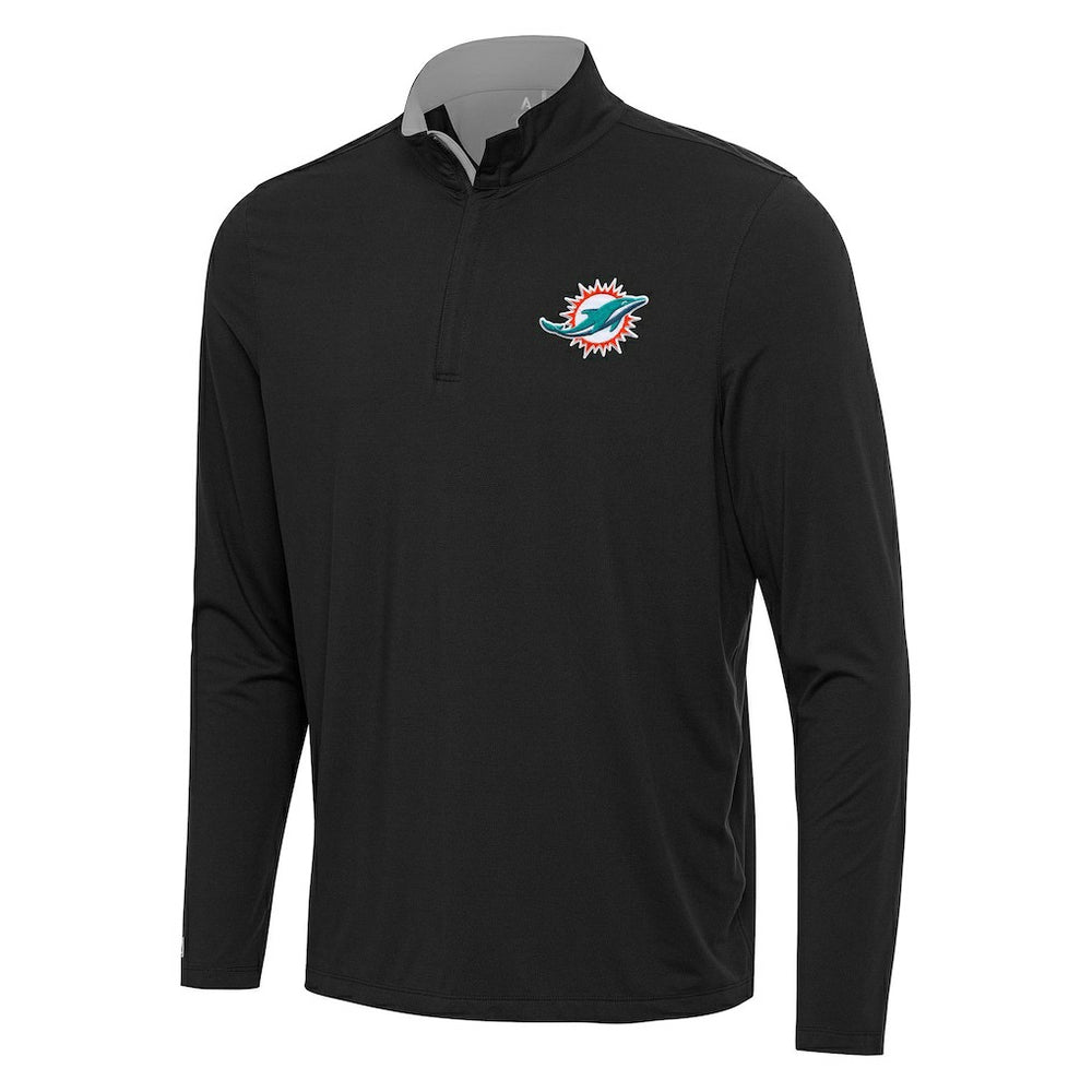 Antigua Content Quarter-Zip Pullover Top - Miami Dolphins Pullover