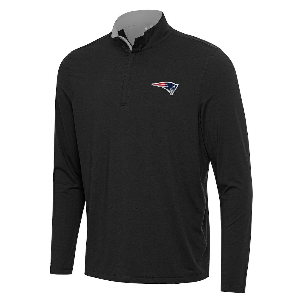 Antigua Content Quarter-Zip Pullover Top - New England Patriots Pullover