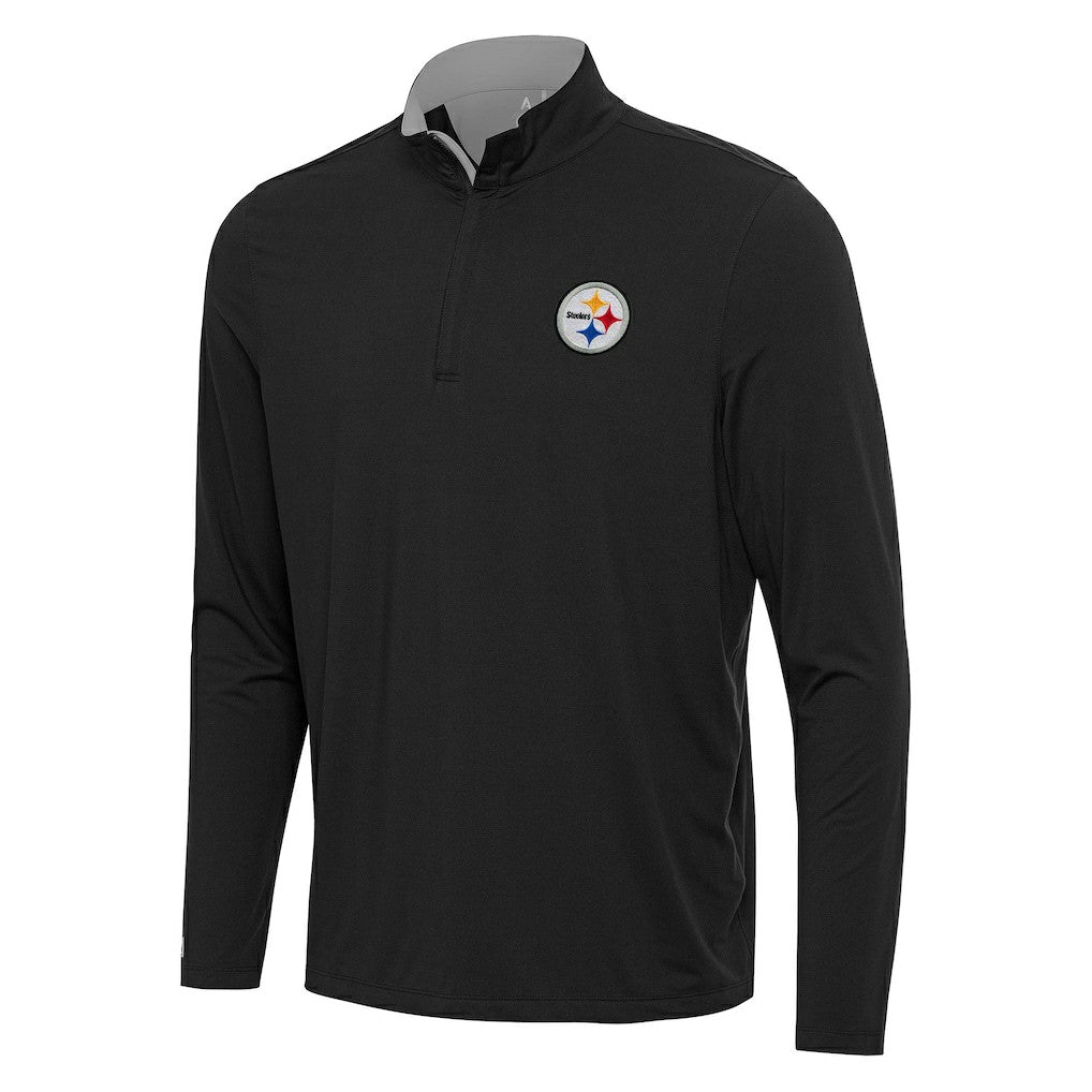 Antigua Content Quarter-Zip Pullover Top - Pittsburgh Steelers Pullover