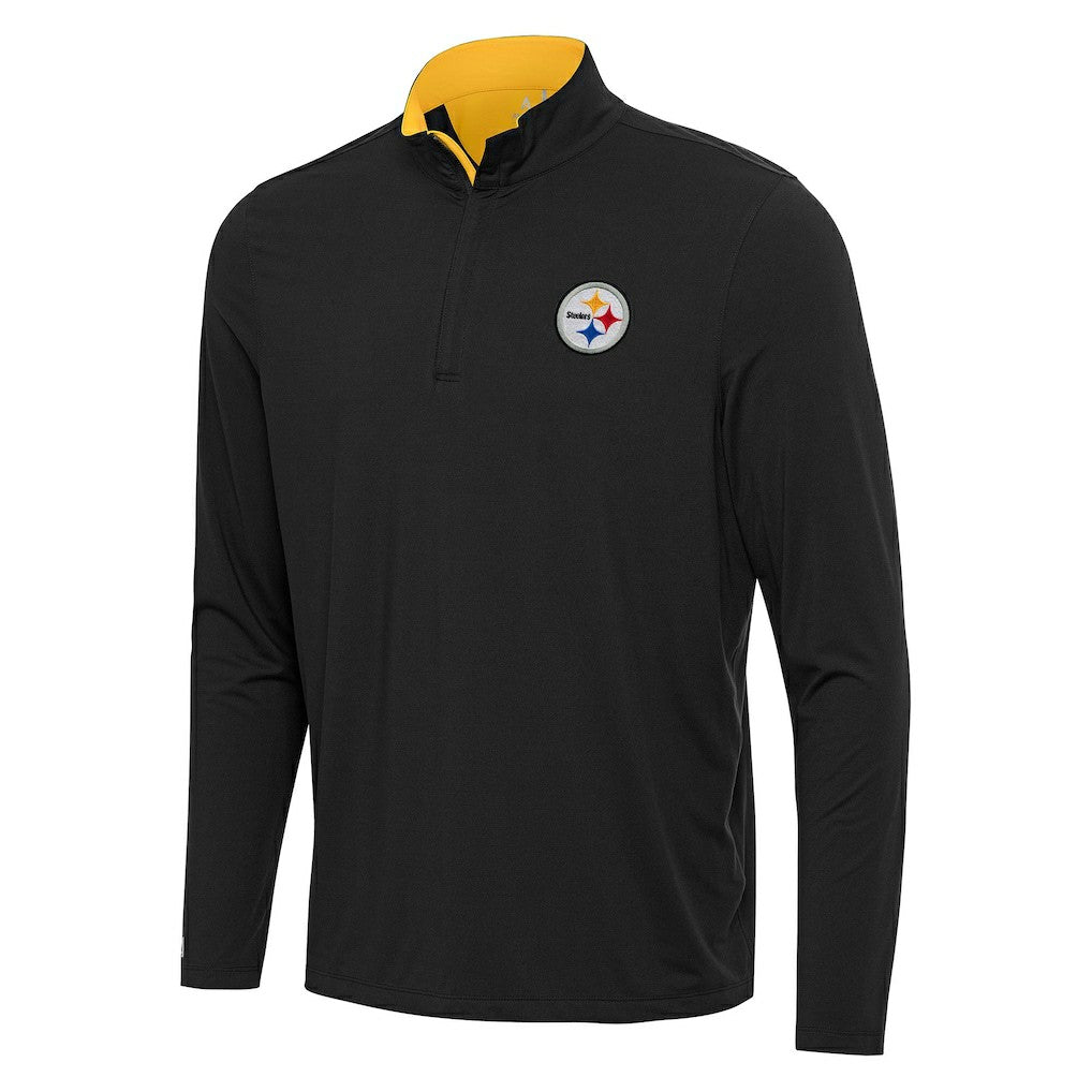 Antigua Content Quarter-Zip Pullover Top - Pittsburgh Steelers Pullover