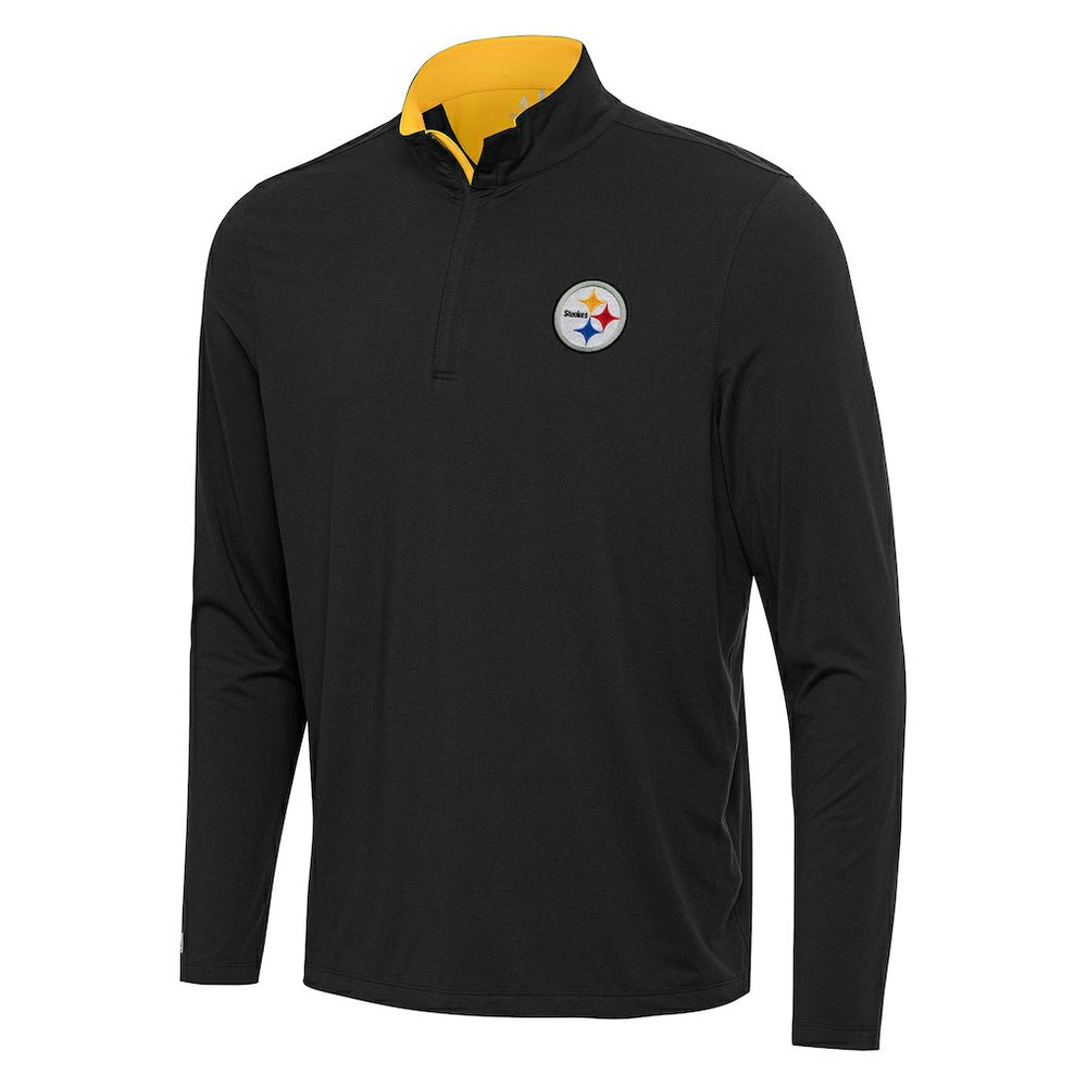 Antigua Content Quarter-Zip Pullover Top - Pittsburgh Steelers Pullover
