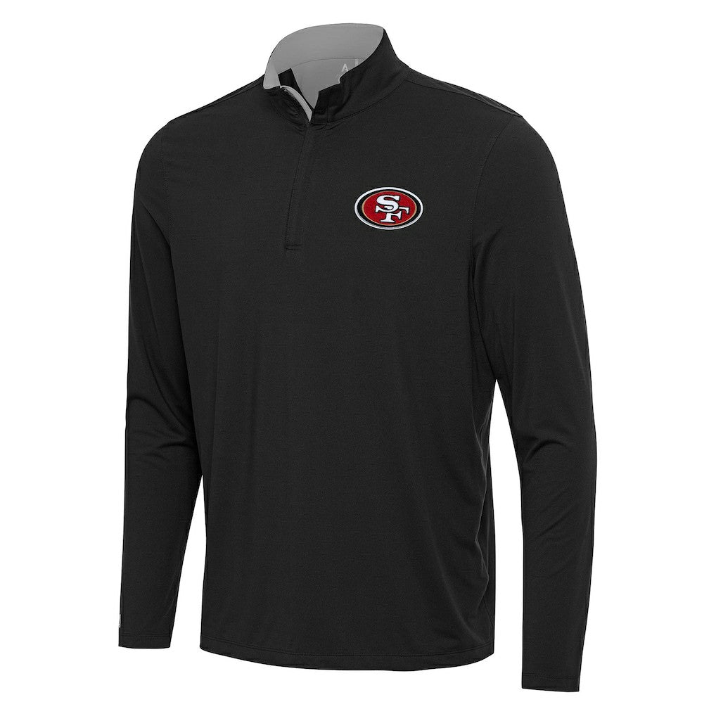 Antigua Content Quarter-Zip Pullover Top - San Francisco 49ers Pullover