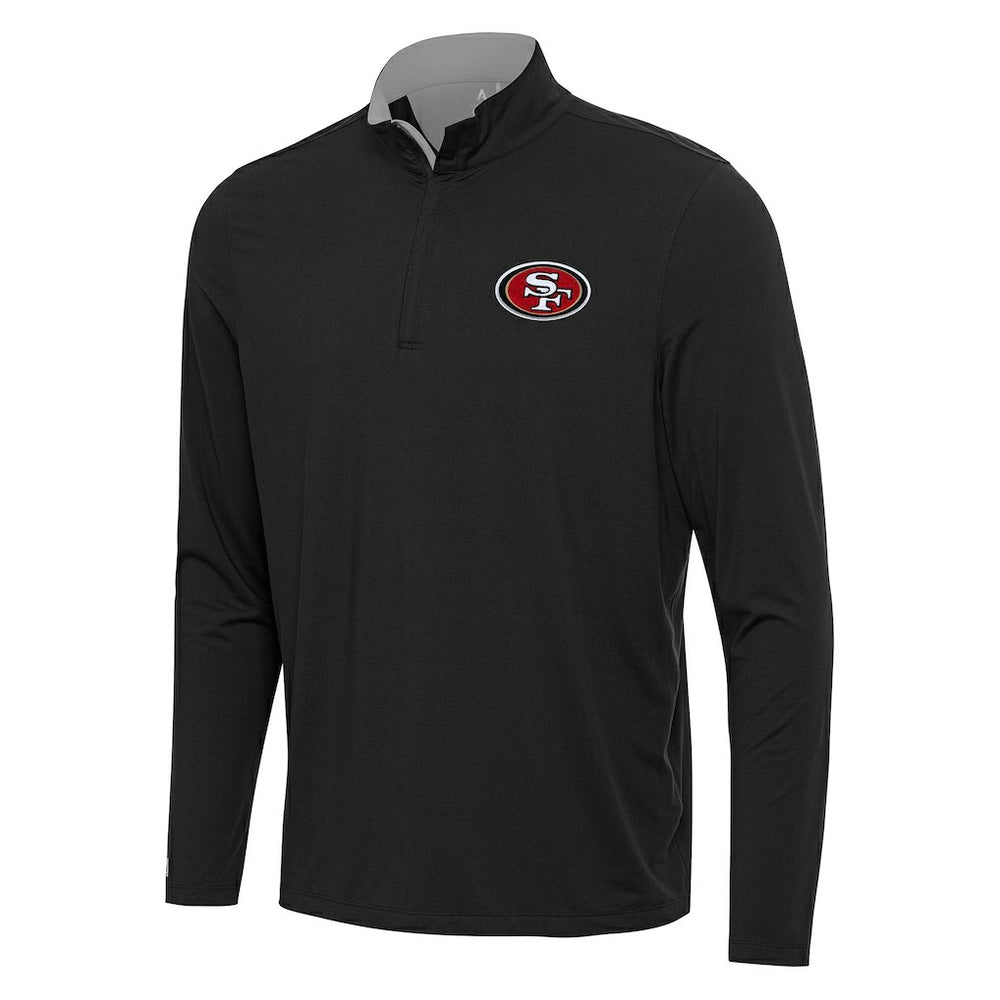 Antigua Content Quarter-Zip Pullover Top - San Francisco 49ers Pullover