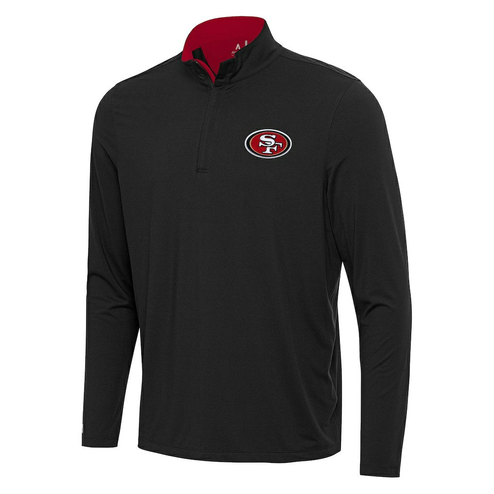 Antigua Content Quarter-Zip Pullover Top - San Francisco 49ers Pullover