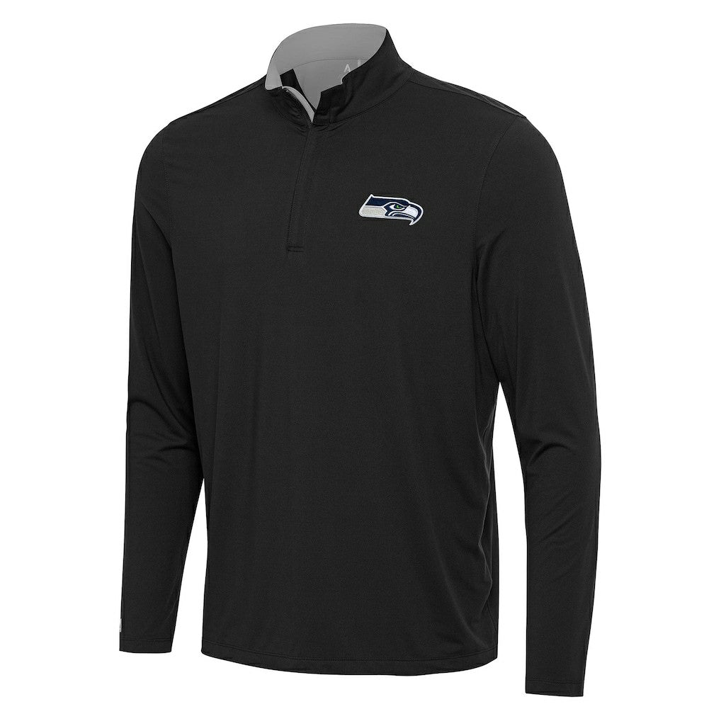 Antigua Content Quarter-Zip Pullover Top - Seattle Seahawks Pullover