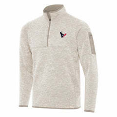 Antigua Fortune Quarter-Zip Pullover Jacket - Houston Texans Pullover