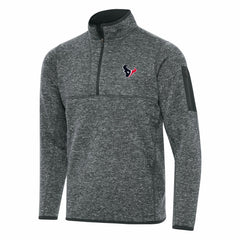 Antigua Fortune Quarter-Zip Pullover Jacket - Houston Texans Pullover