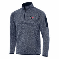 Antigua Fortune Quarter-Zip Pullover Jacket - Houston Texans Pullover