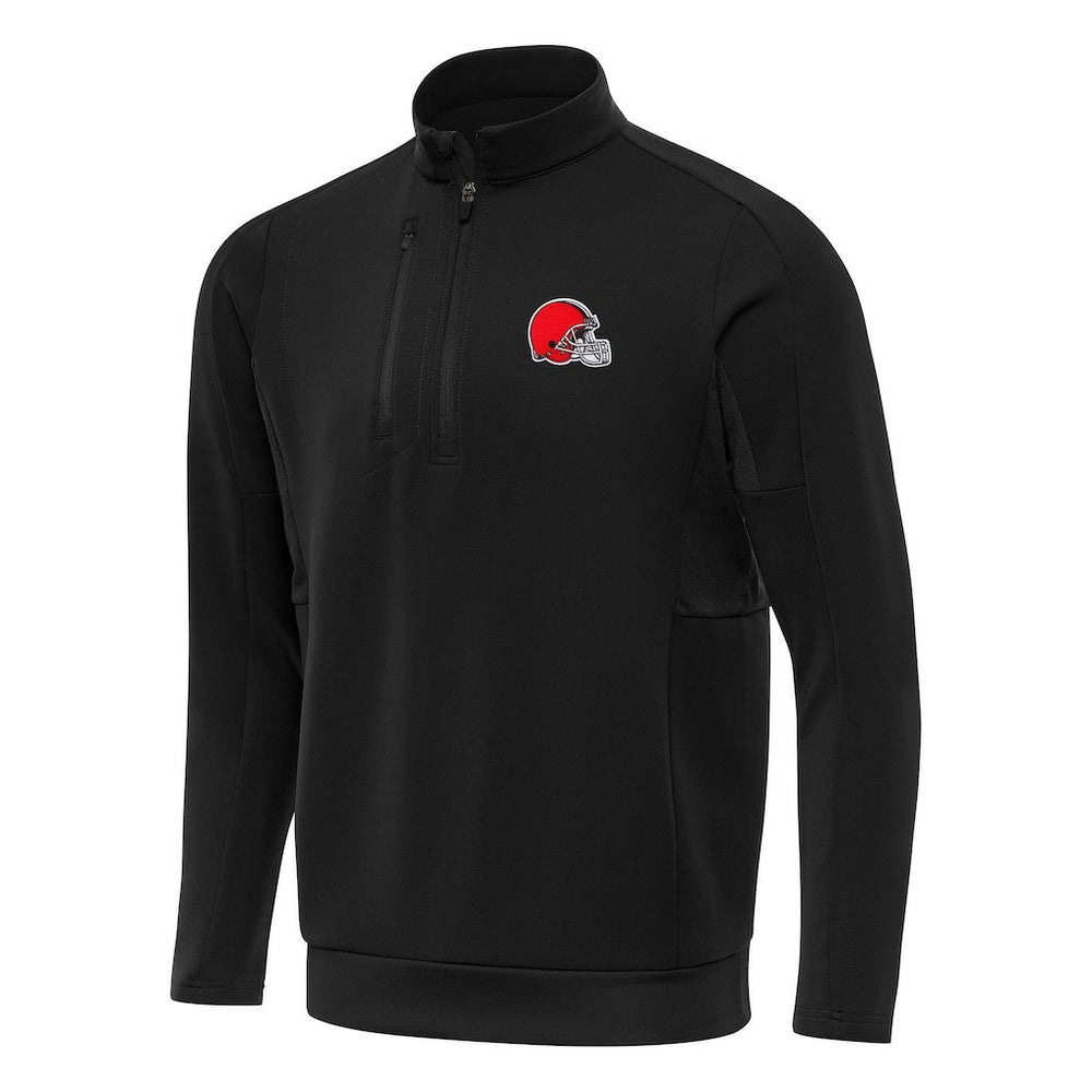 Antigua Generation Quarter-Zip Pullover Top - Cleveland Browns Pullover