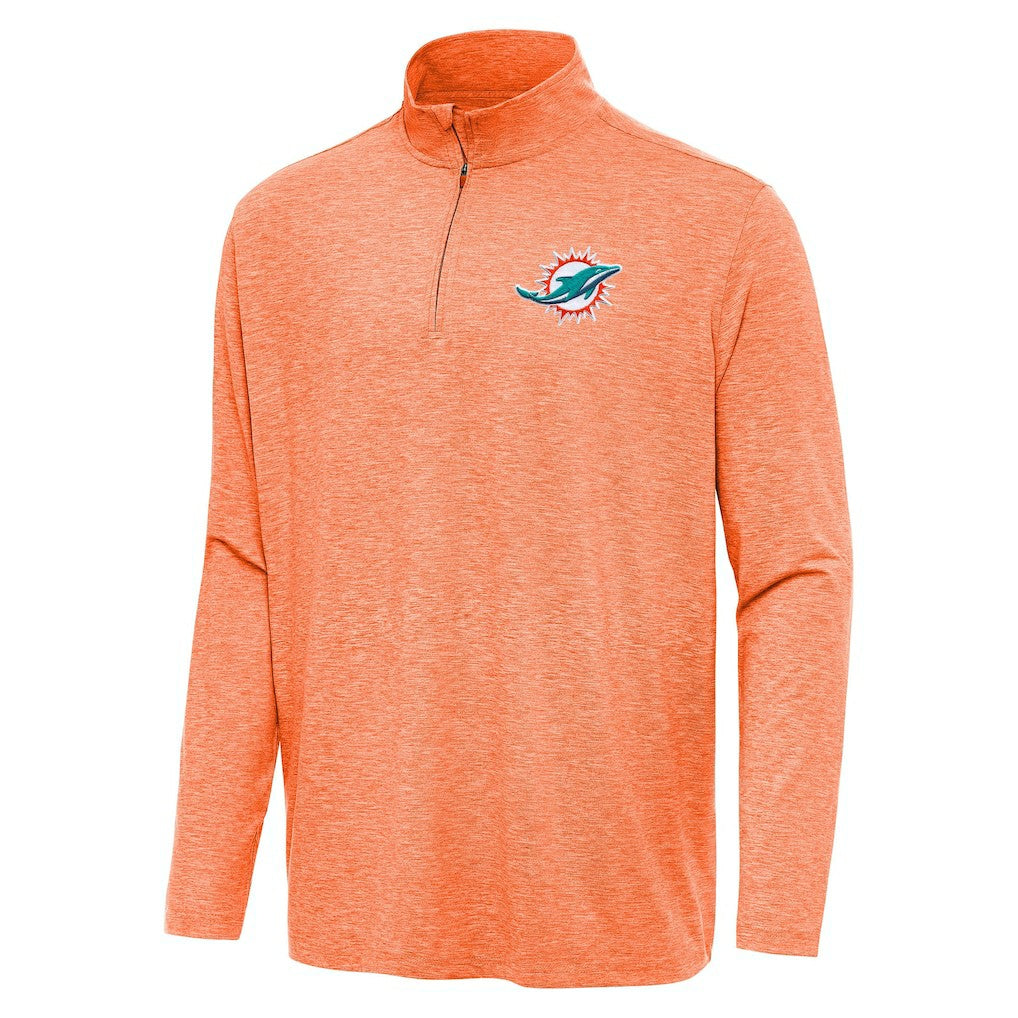 Antigua Hunk Quarter-Zip Jacket - Miami Dolphins Jackets