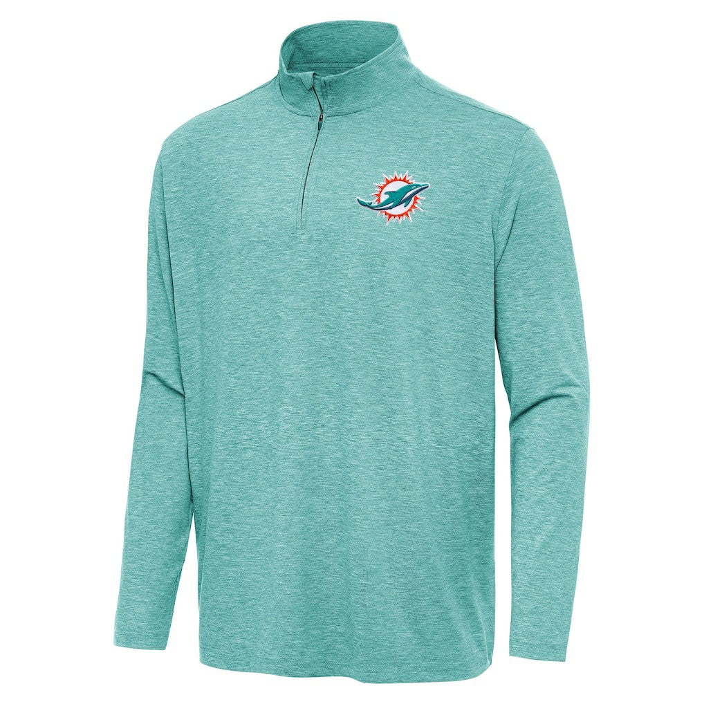 Antigua Hunk Quarter-Zip Jacket - Miami Dolphins Jackets