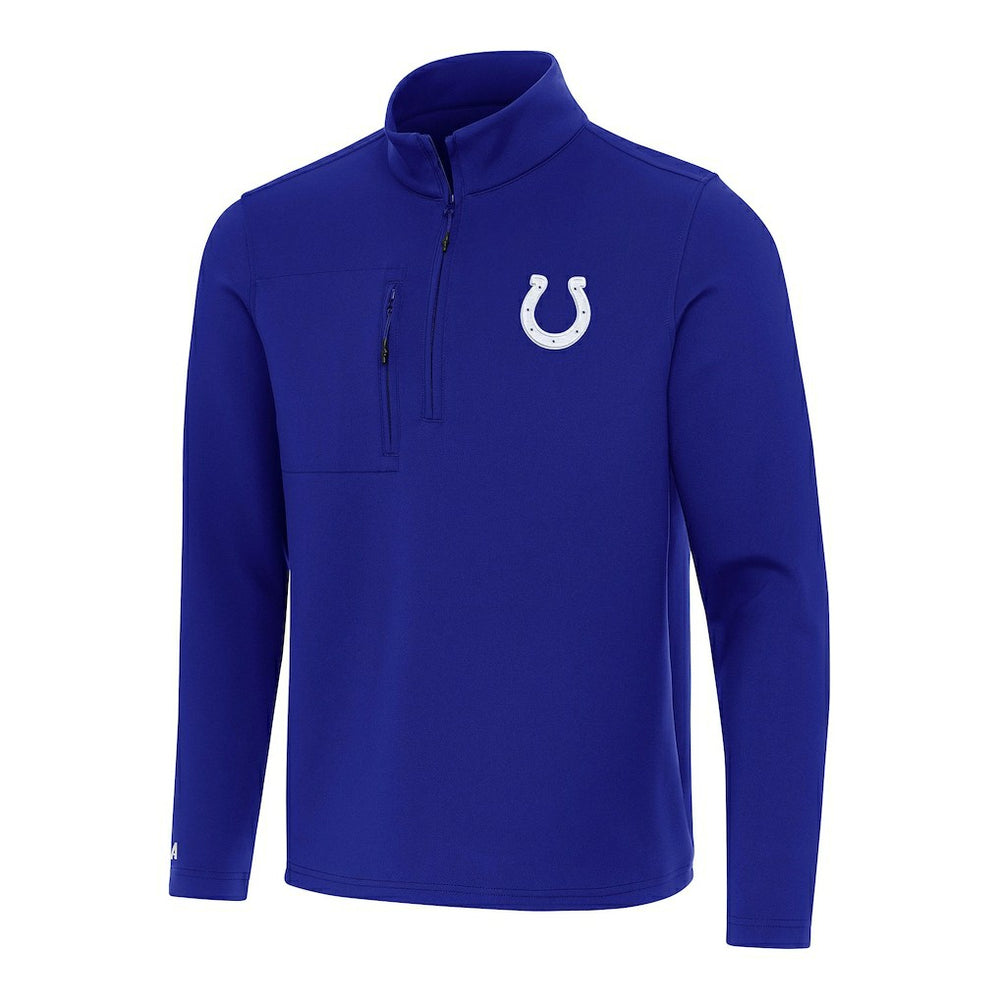 Antigua Insider Quarter-Zip Pullover Top - Indianapolis Colts Pullover