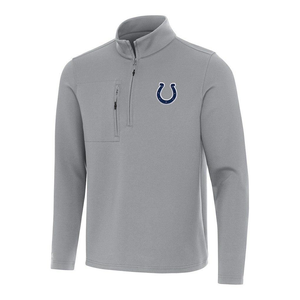 Antigua Insider Quarter-Zip Pullover Top - Indianapolis Colts Pullover