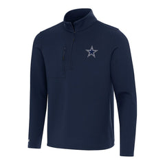 Antigua Insider Quarter-Zip Pullover Top - Dallas Cowboys Pullover