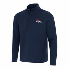 Antigua Insider Quarter-Zip Pullover Top - Denver Broncos Pullover