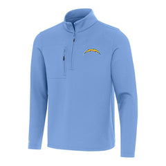 Antigua Insider Quarter-Zip Pullover Top - Los Angeles Chargers Pullover