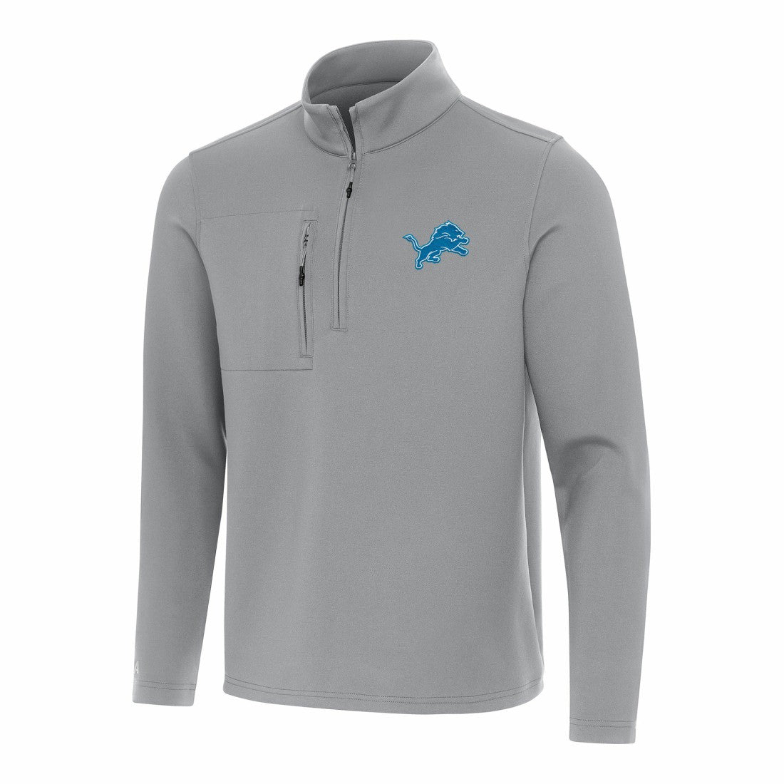 Antigua Insider Quarter-Zip Pullover Top - Detroit Lions Pullover