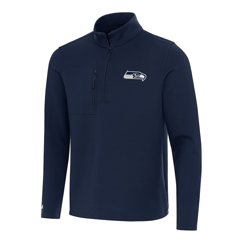 Antigua Insider Quarter-Zip Pullover Top - Seattle Seahawks Pullover